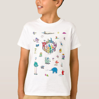Utslagsplats för regnbågeryttarevarelser tee shirt