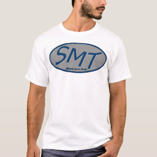 Utslagsplats för SMT-sportvit T-shirt
