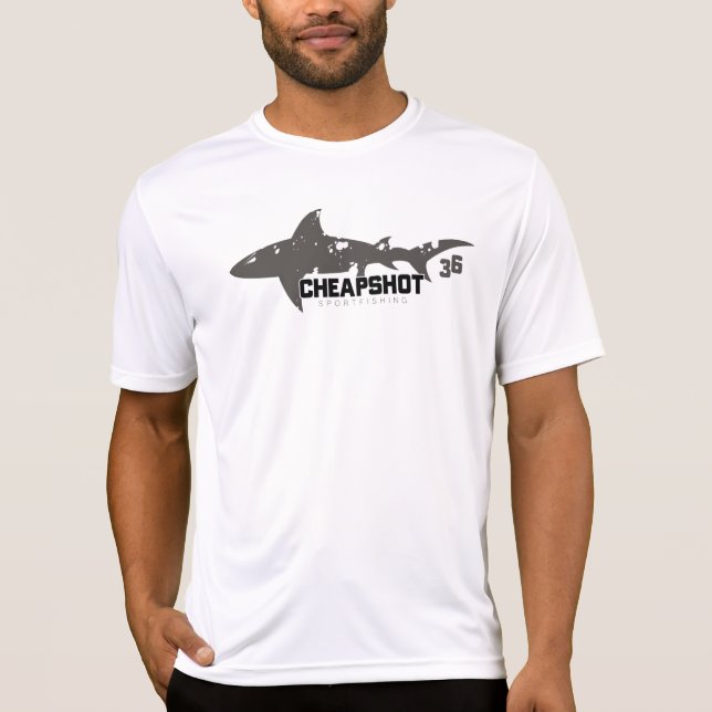 Utslagsplats för sportTek vit - den Cheapshot T Shirt (Framsida)