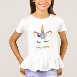 Utslagsplats för storasystermeddelandeUnicorn T Shirt