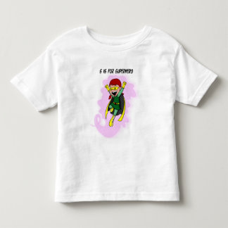 Utslagsplats för SuperheroLucy småbarn Tee Shirt