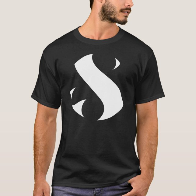 Utslagsplats för svart för Shane McElveen Tee (Framsida)