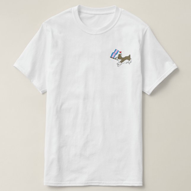 Utslagsplats för trans.-prideCorgi Tröja (Design framsida)