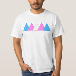 Utslagsplats för trans.-pridetriangel t-shirt