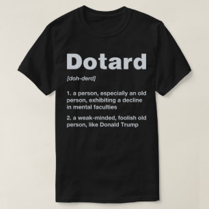 Utslagsplats för trumf för Dotarddefinition Anti T-shirt