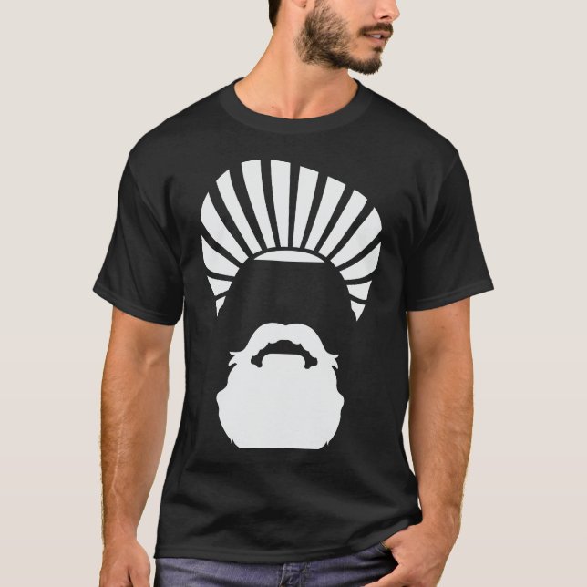 Utslagsplats för Turbanizer ansiktelogotyp T-shirt (Framsida)