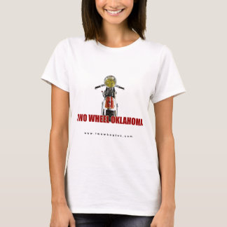 Utslagsplats för TVÅ cykeldamer T-shirt