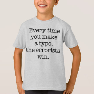 Utslagsplats för ungar för grammatikpolis rolig tee shirt