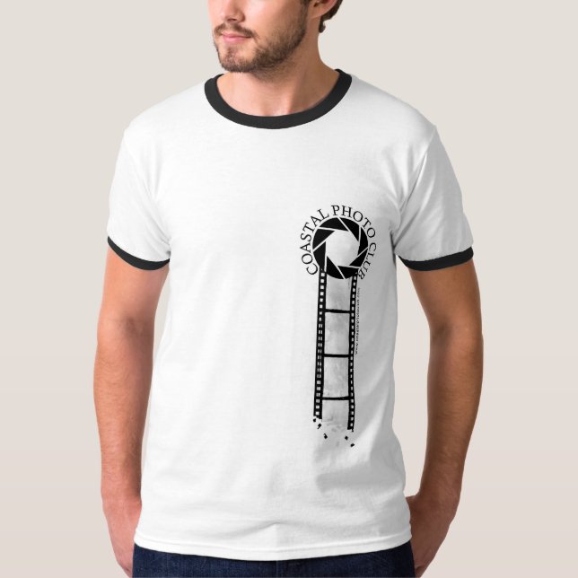 Utslagsplats för vertikal Ringer för grabbar Mono Tee Shirt (Framsida)