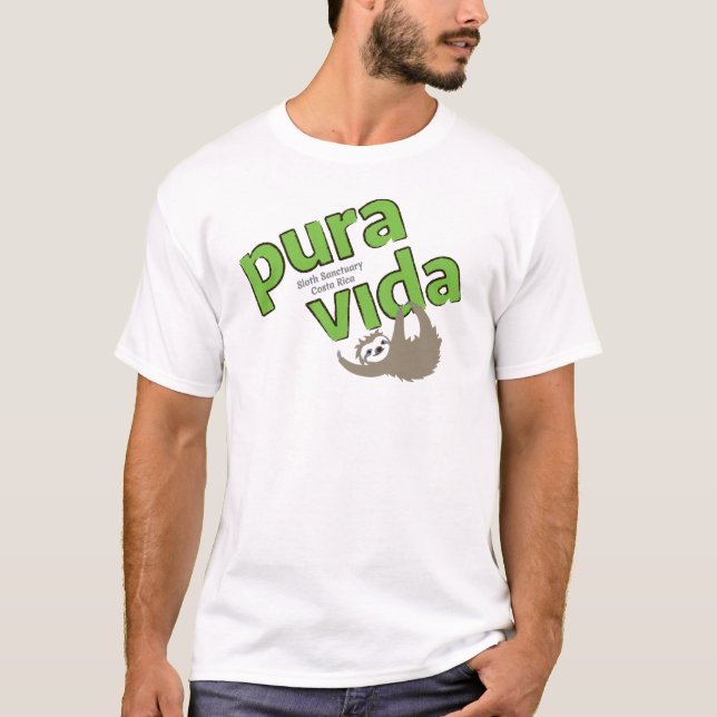 Utslagsplats för Vida Slothfristad T Shirt (Framsida)