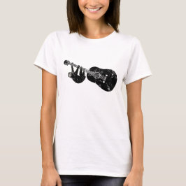 Utslagsplats för vintageslothgitarr tee