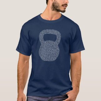 Utslagsplats för vitKettlebell mörk Tee
