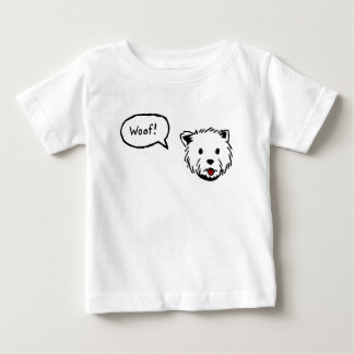 Utslagsplats för Westie Woofbaby Tee Shirt