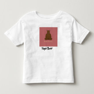 Utslagsplats "för Yogabjörn" småbarn Tee Shirt