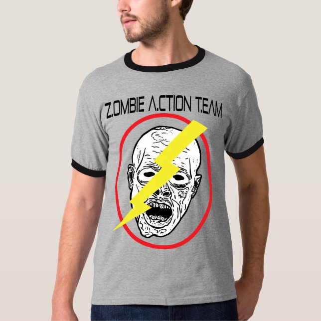 Utslagsplats för Zombiehandlinglag Tee (Framsida)