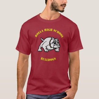 Utslagsplats II för Rolla högstadiumbulldoggar Tee Shirt