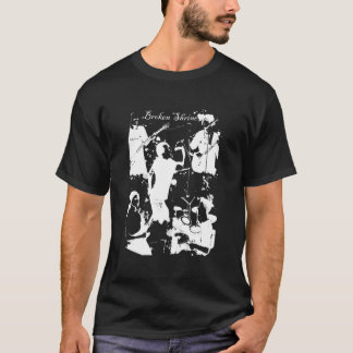 Utslagsplats-inverterad bruten relikskrin t-shirt