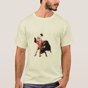 Utslagsplats med Bullfightingtrycket Tee Shirt
