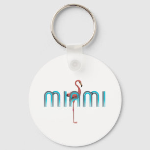 UTSLAGSPLATS Miami Nyckelring