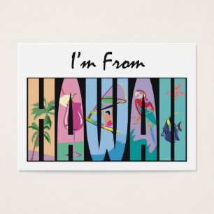 UTSLAGSPLATS mig förmiddag från Hawaii Visitkort