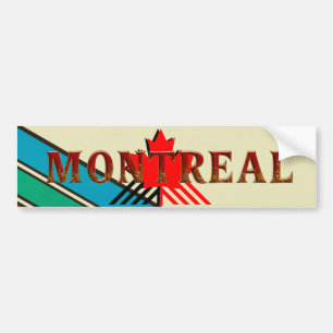 UTSLAGSPLATS Montreal Bildekal