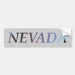 UTSLAGSPLATS Nevada Bildekal
