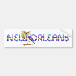 UTSLAGSPLATS New Orleans Bildekal
