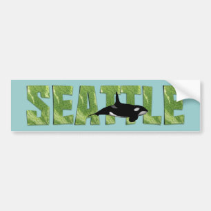 UTSLAGSPLATS Seattle Bildekal