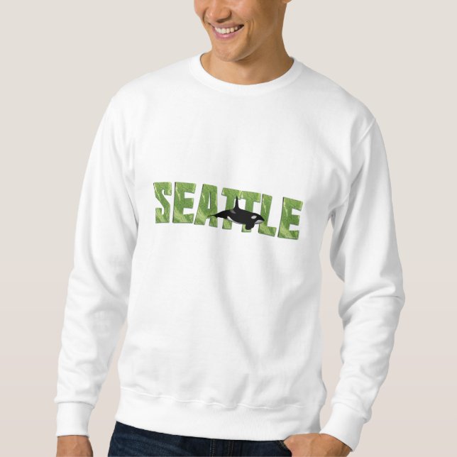 UTSLAGSPLATS Seattle Långärmad Tröja (Framsida)