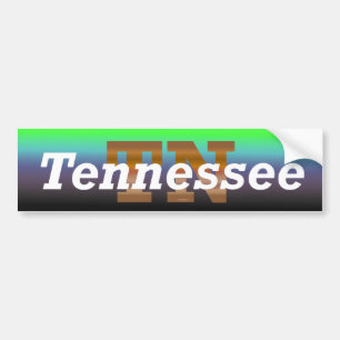 UTSLAGSPLATS Tennessee Bildekal