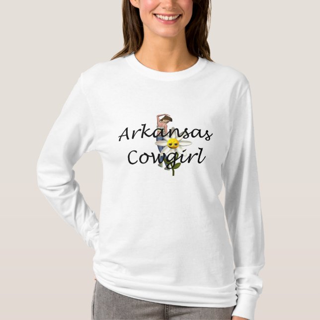 UTSLAGSPLATSArkansas Cowgirl T-shirt (Framsida)