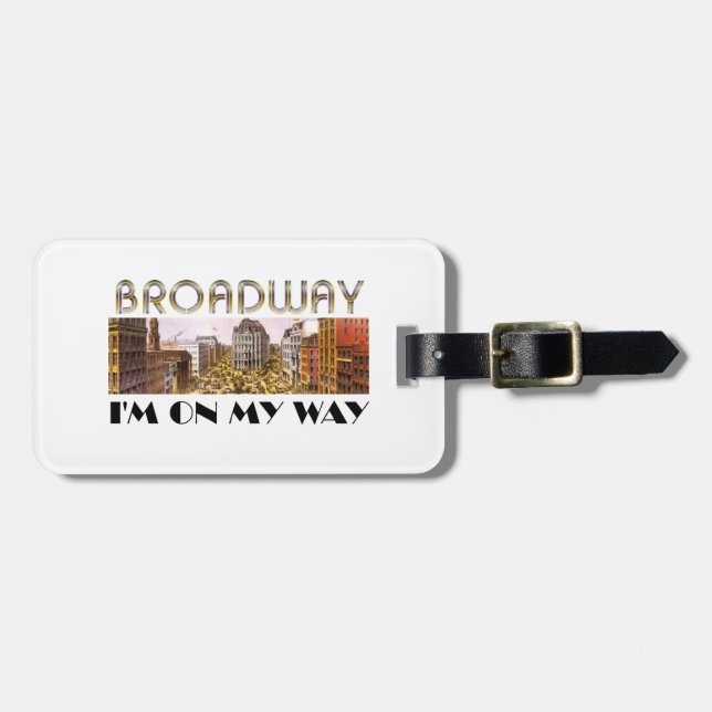 UTSLAGSPLATSBroadway stjärna Bagagebricka (Horisontell Framsida)