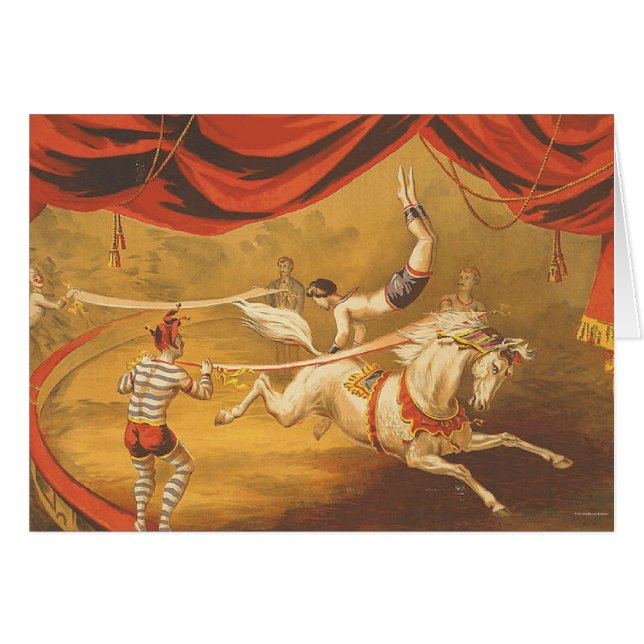 UTSLAGSPLATScirkusen agerar Hälsningskort (Framsidan Horizontal)