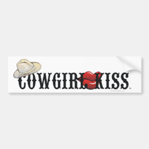 UTSLAGSPLATSCowgirlkyss Bildekal