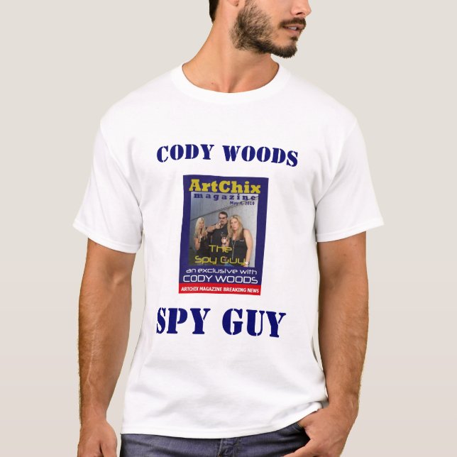UTSLAGSPLATSEN FÖR SKOGEN FÖR SPIONGRABB CODY T SHIRT (Framsida)