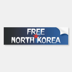 UTSLAGSPLATSEN frigör Nordkorea Bildekal