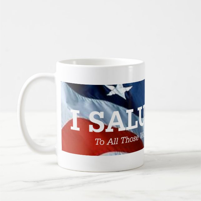 UTSLAGSPLATSEN saluterar jag dig Kaffemugg (Vänster)