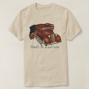 Utslagsplatser för amerikanklassikerbil t-shirt