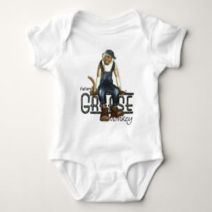 Utslagsplatser för babyar för fettapamekaniker t shirt