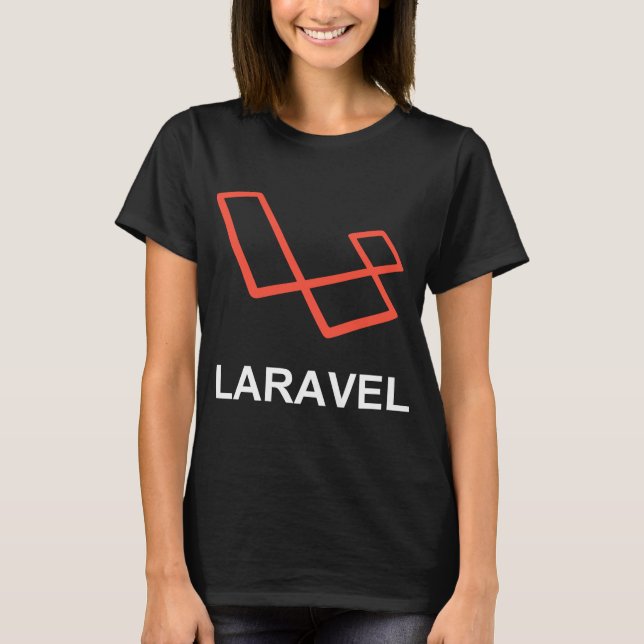Utslagsplatser för Laravel Php-ram Tee (Framsida)