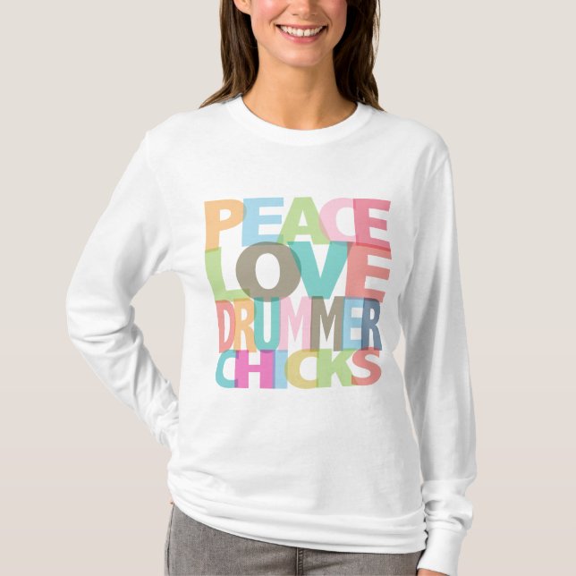Utslagsplatser och gåvor för chickar för t shirt (Framsida)