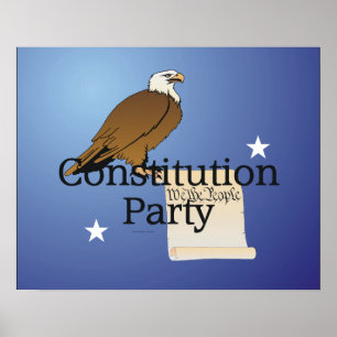 UTSLAGSPLATSkonstitutionparty Poster