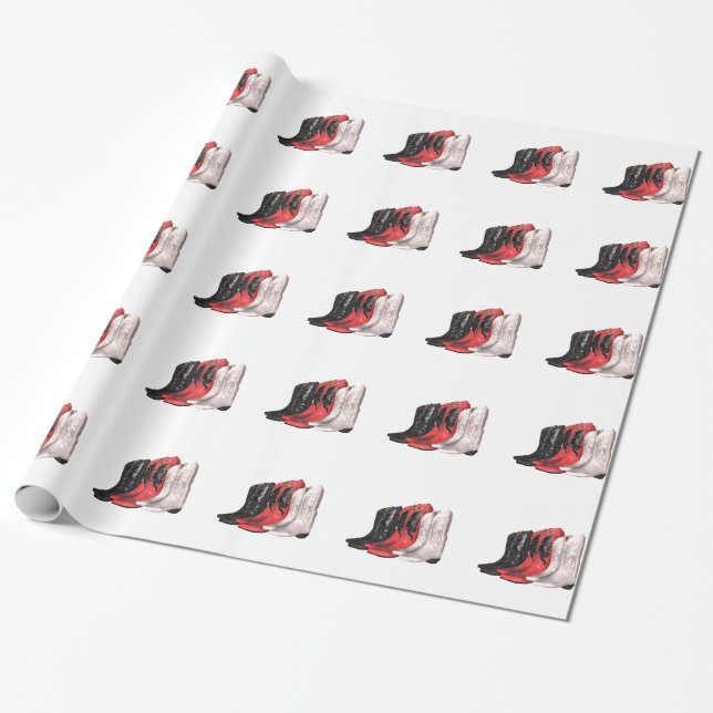 UTSLAGSPLATSlandkängor Presentpapper (Utrullad)