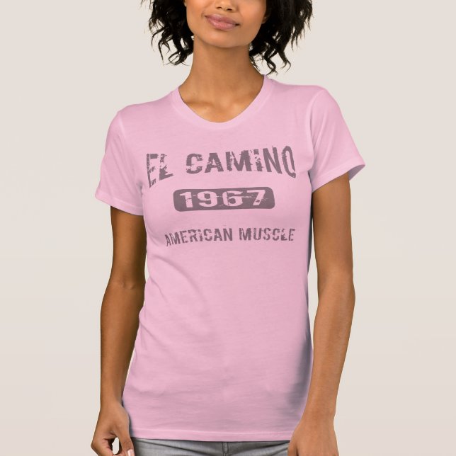 Utslagsplatsskjorta 1967 för El Camino T Shirt (Framsida)