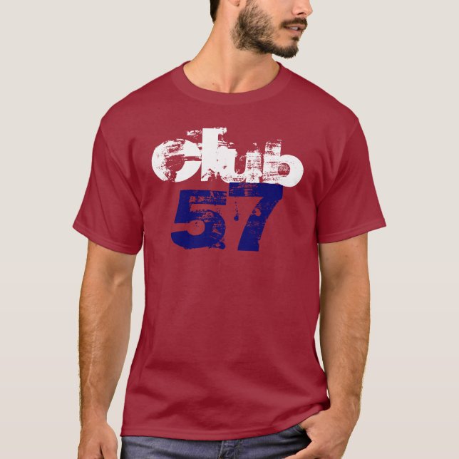 Utslagsplatsskjorta för klubb 57 tee shirt (Framsida)