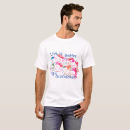 Utslagsplatsskjorta för morföräldrar (pastell) tee