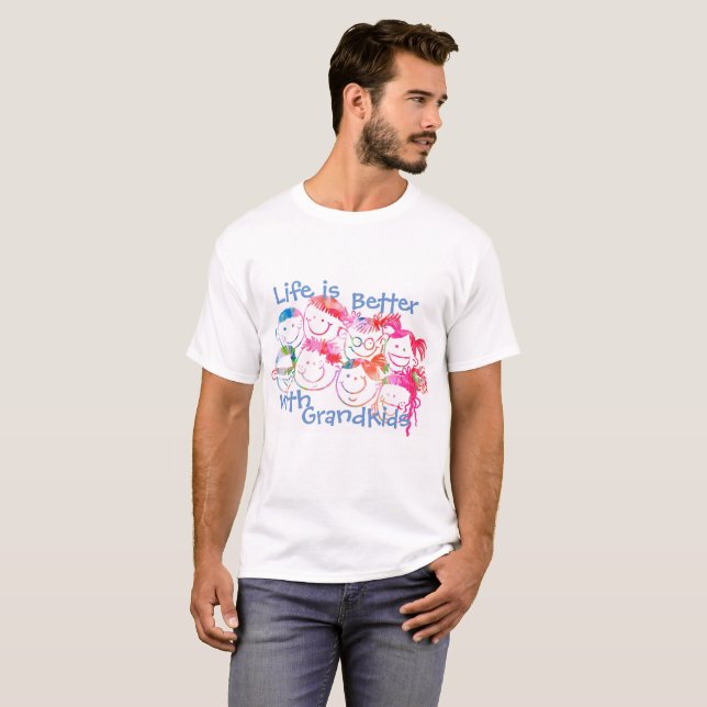 Utslagsplatsskjorta för morföräldrar (pastell) tee (Hel framsida)