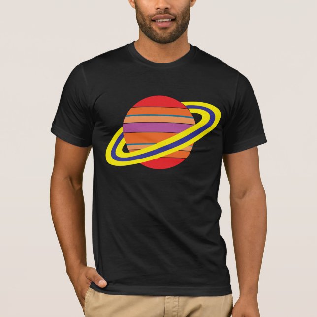 Utslagsplatsskjorta för planet CMYK Tee (Framsida)