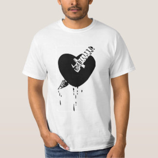 Utslagsplatsskjorta med knivar till och med t-shirt