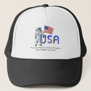 UTSLAGSPLATSU.S.-rymdprogram Truckerkeps
